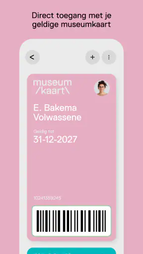 Museumkaart screenshot