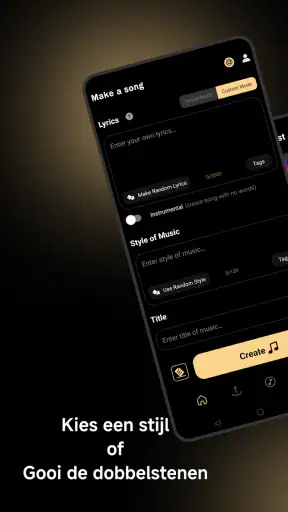 Muziek-AI: Nummer Genereren screenshot