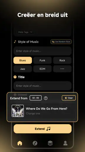 Muziek-AI: Nummer Genereren screenshot