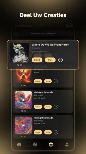 Muziek-AI: Nummer Genereren screenshot
