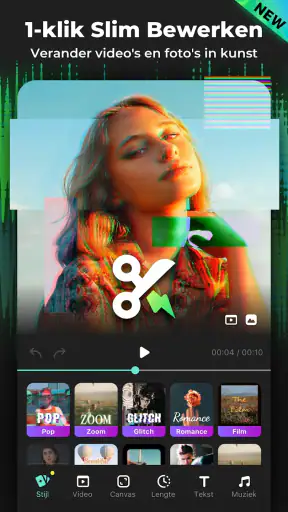 Muziek video-editor - inMelo screenshot
