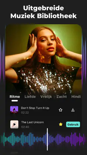 Muziek video-editor - inMelo screenshot