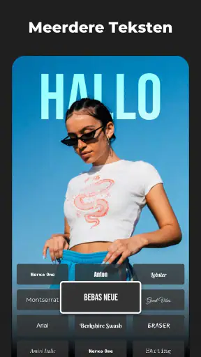 Muziek video-editor - inMelo screenshot