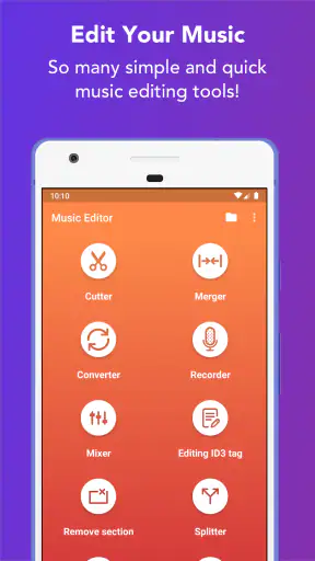 Muziekeditor screenshot