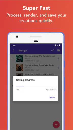 Muziekeditor screenshot