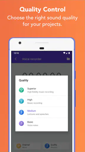 Muziekeditor screenshot