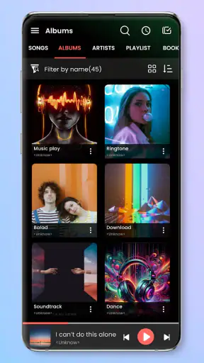 Muziekspeler screenshot