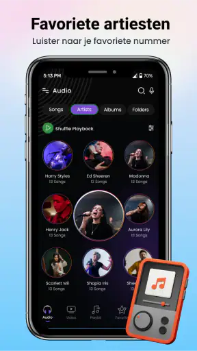Muziekspeler en mp3-muziek screenshot
