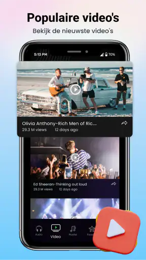 Muziekspeler en mp3-muziek screenshot