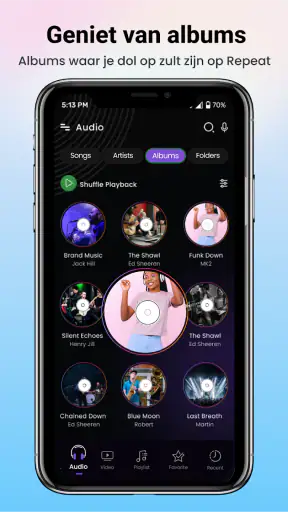 Muziekspeler en mp3-muziek screenshot