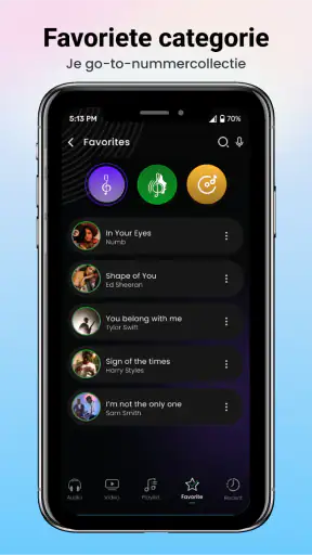 Muziekspeler en mp3-muziek screenshot