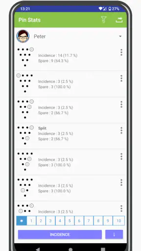 My Bowling Scoreboard Pro screenshot