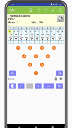 My Bowling Scoreboard Pro screenshot