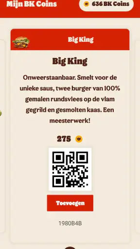 My Burger King BE & LUX screenshot