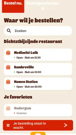 My Burger King BE & LUX screenshot