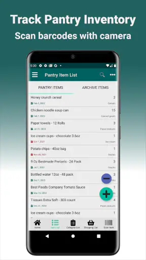 My Pantry Tracker screenshot