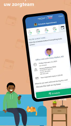MyChart screenshot
