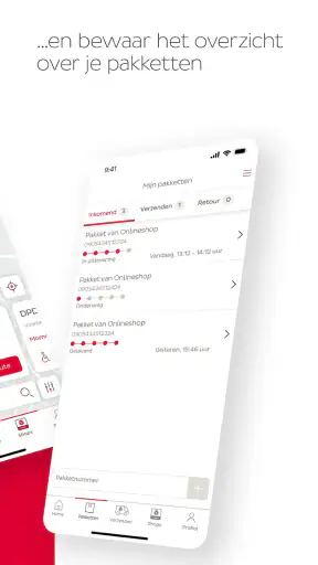 myDPD screenshot
