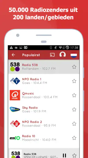 myTuner Radio Nederland screenshot