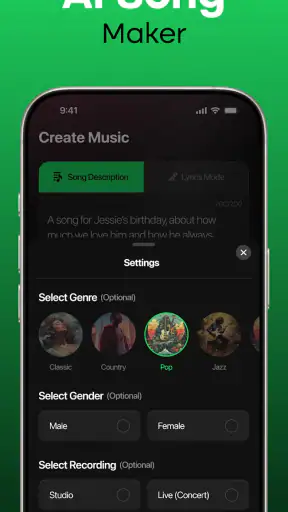 MyTunes : AI Music Generator screenshot