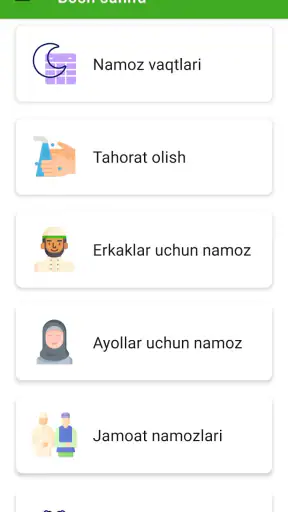 Namoz o'qishni o'rganish screenshot