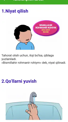 Namoz o'qishni o'rganish screenshot