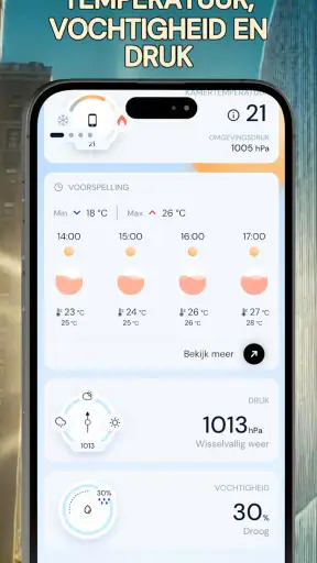 Nauwkeurige kamerthermometer screenshot