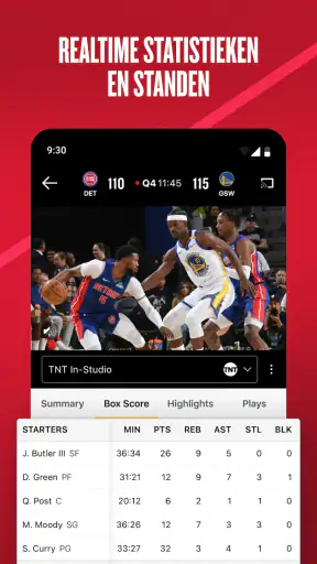 NBA: Live wedstrijden & scores screenshot