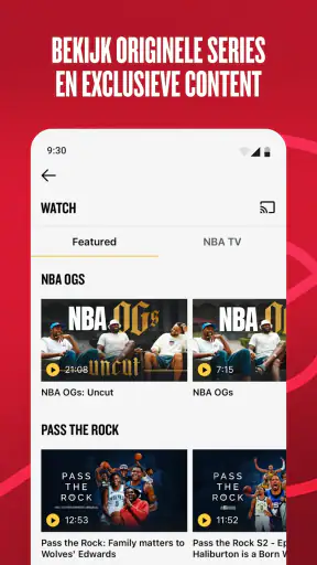 NBA: Live wedstrijden & scores screenshot