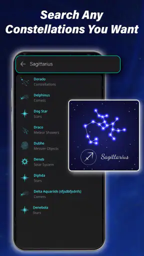 Night Sky Map: Sky Map View screenshot