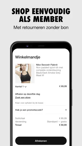 Nike: Sportswear shoppen screenshot