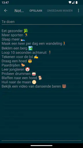 Notepad - eenvoudige notities screenshot