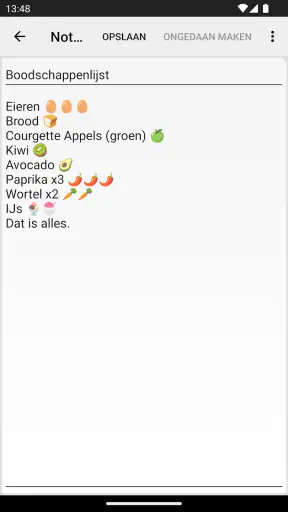 Notepad - eenvoudige notities screenshot
