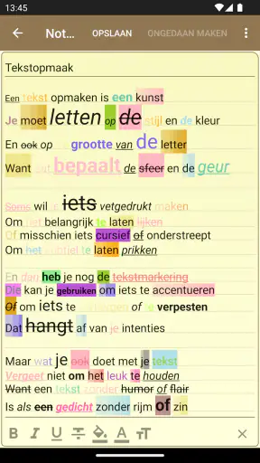 Notepad - eenvoudige notities screenshot