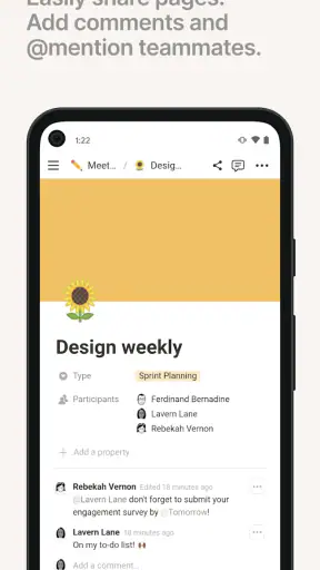 Notion: notities, taken, AI screenshot