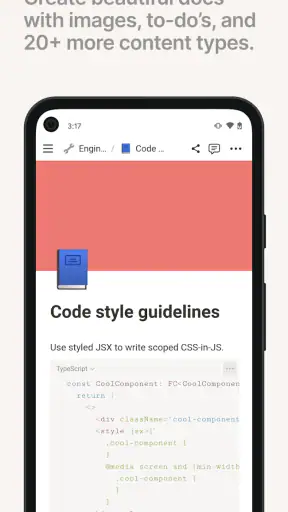 Notion: notities, taken, AI screenshot