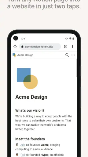 Notion: notities, taken, AI screenshot