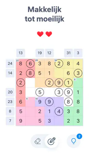 Number Sums - Cijferpuzzels screenshot
