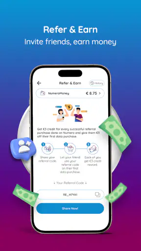 Numero: Travel eSIM & Numbers screenshot