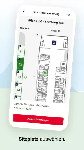 ÖBB Tickets screenshot
