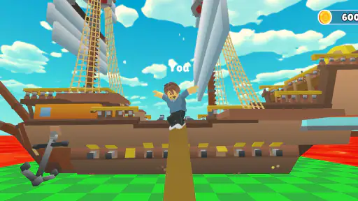 Obby Block World: Craft City screenshot