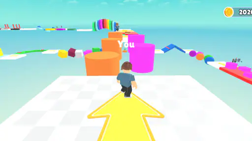 Obby Block World: Craft City screenshot