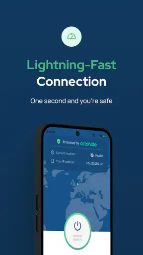 Octohide VPN Snelle en Veilige screenshot