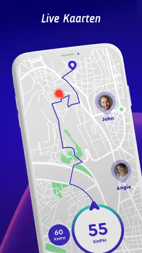 Offline kaarten, GPS screenshot