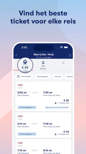 Omio: Tickets voor bus & trein screenshot