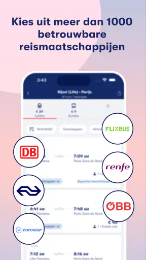Omio: Tickets voor bus & trein screenshot