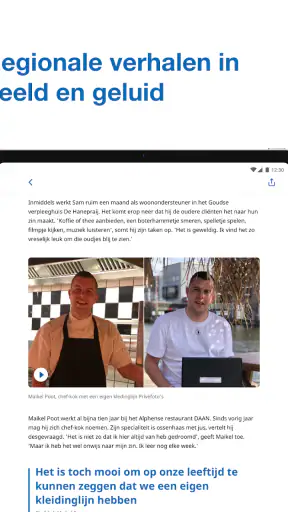 Omroep West | Nieuws | Sport | screenshot