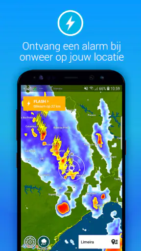 Onweeralarm Weerplaza screenshot