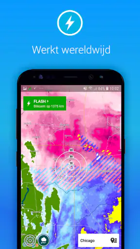 Onweeralarm Weerplaza screenshot