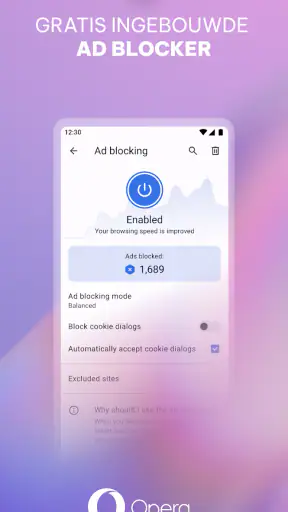 Opera-browser met AI screenshot
